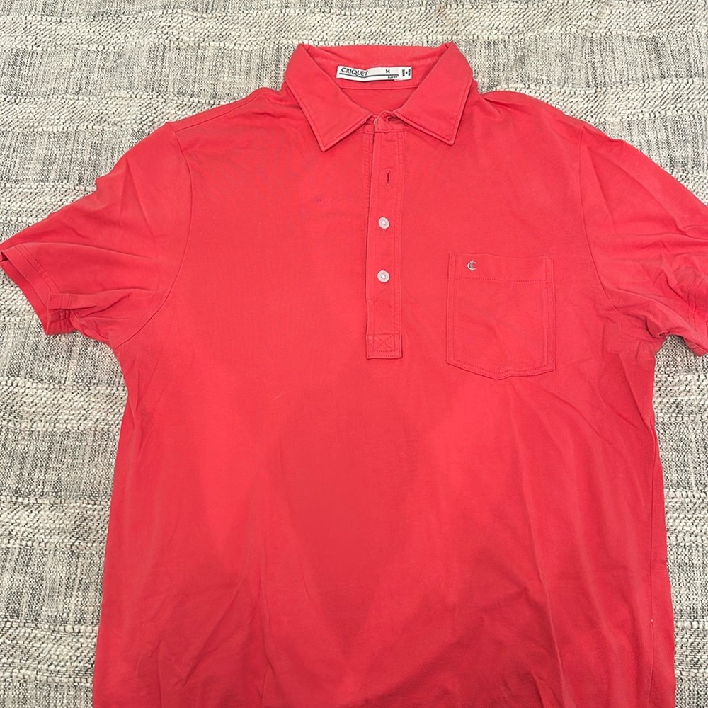 Criquet Organic Cotton Slim Fit Polo M